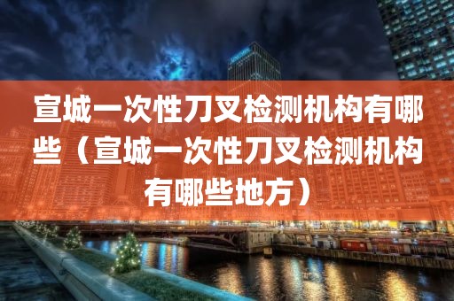 宣城一次性刀叉检测机构有哪些（宣城一次性刀叉检测机构有哪些地方）